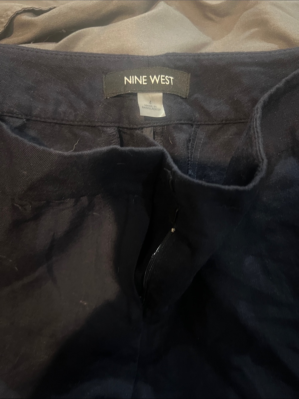 Nine West Navy Pencil Skirt